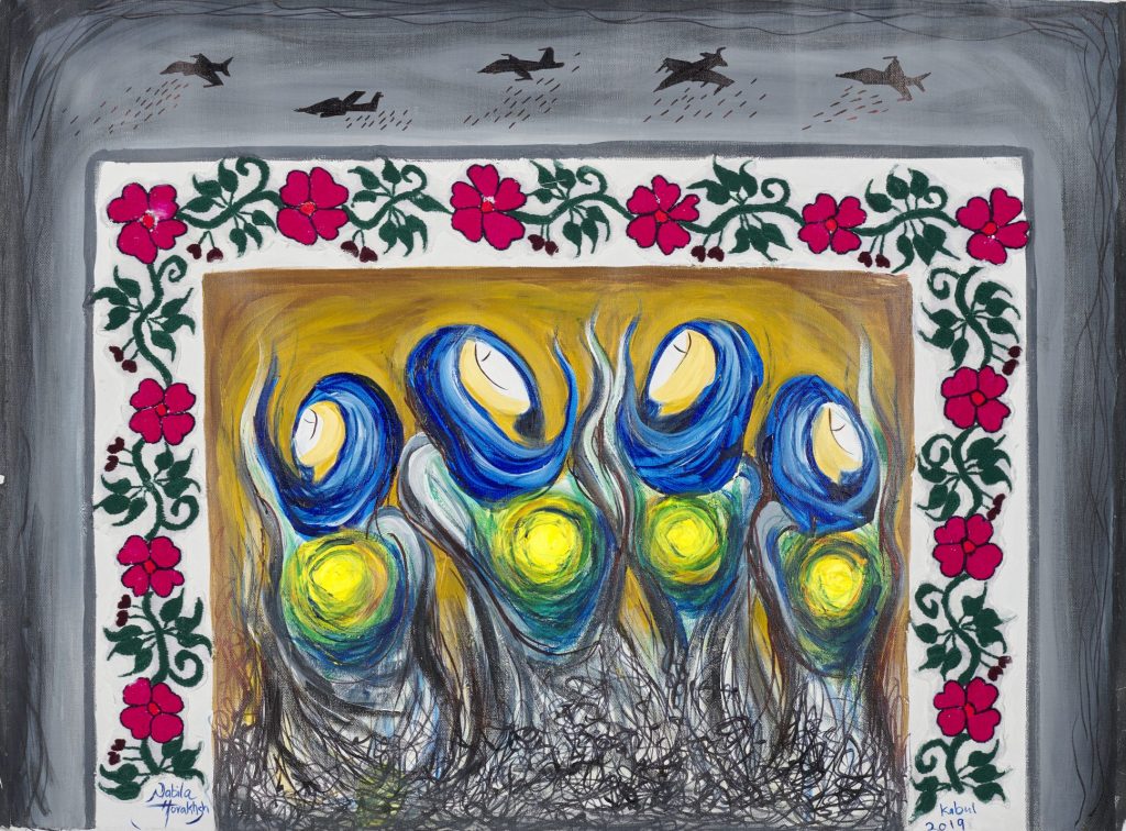 Figurative painting by Nabila Horakhsh