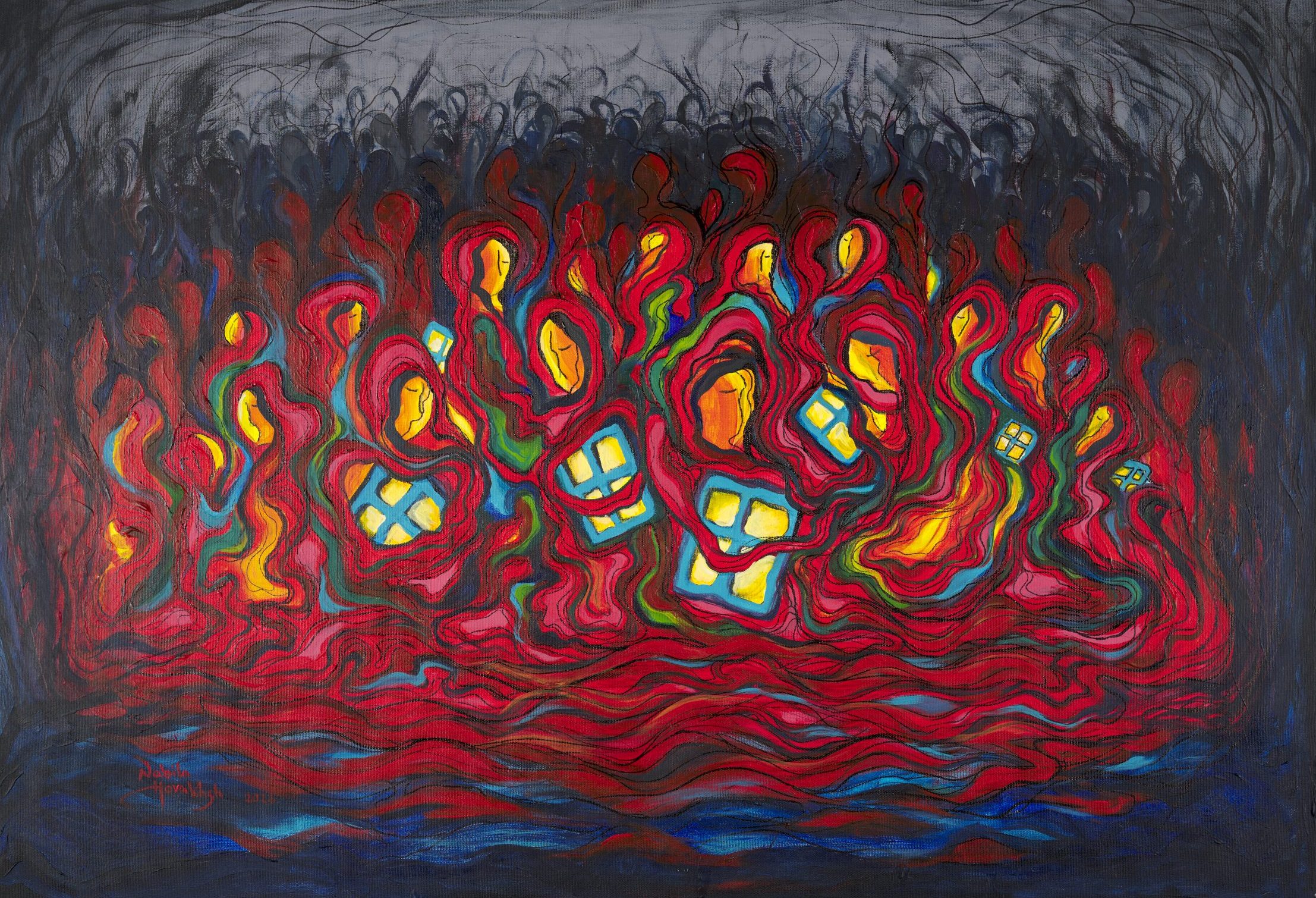 Painting by Nabila Horakhsh