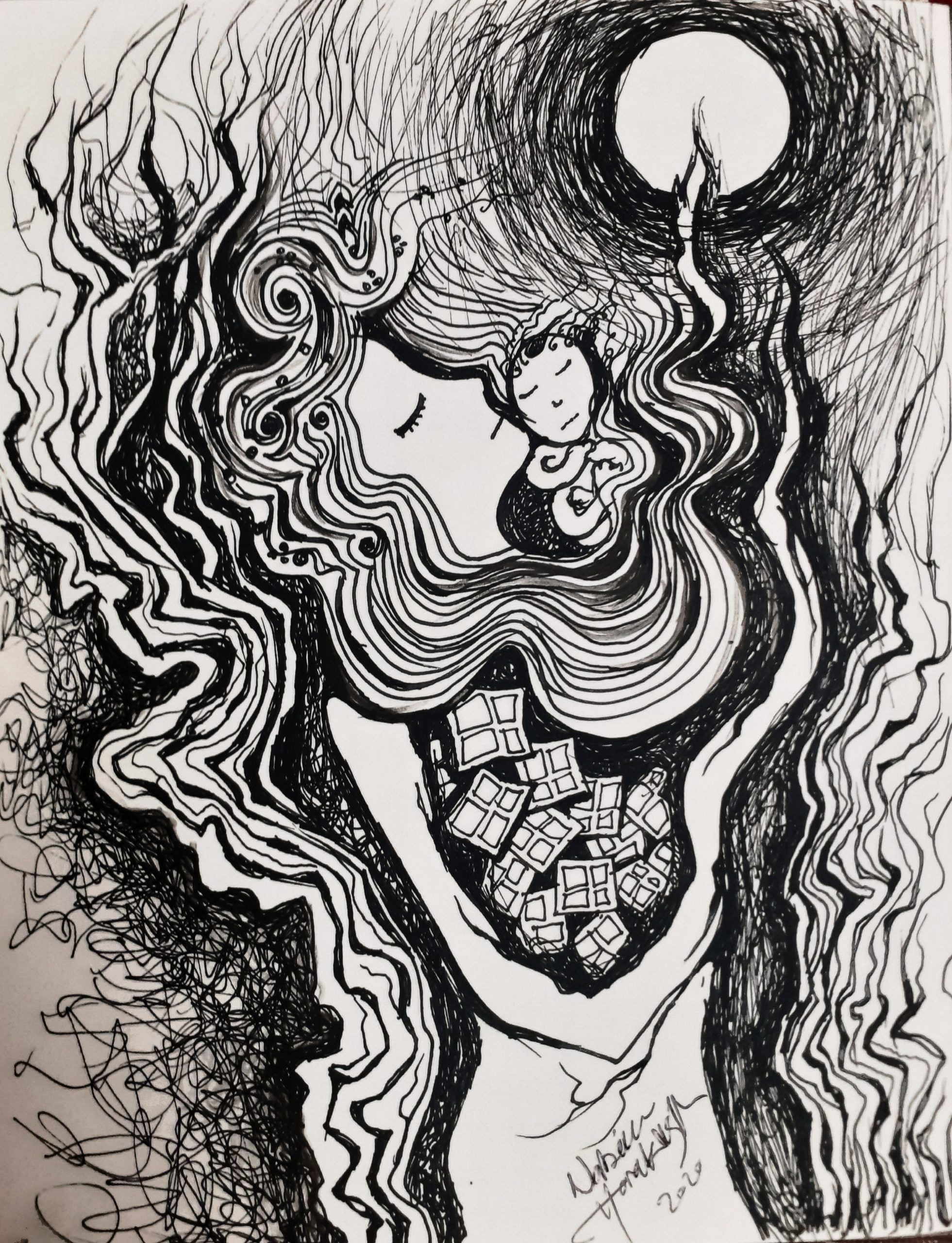 Drawing by Nabila Horakhsh